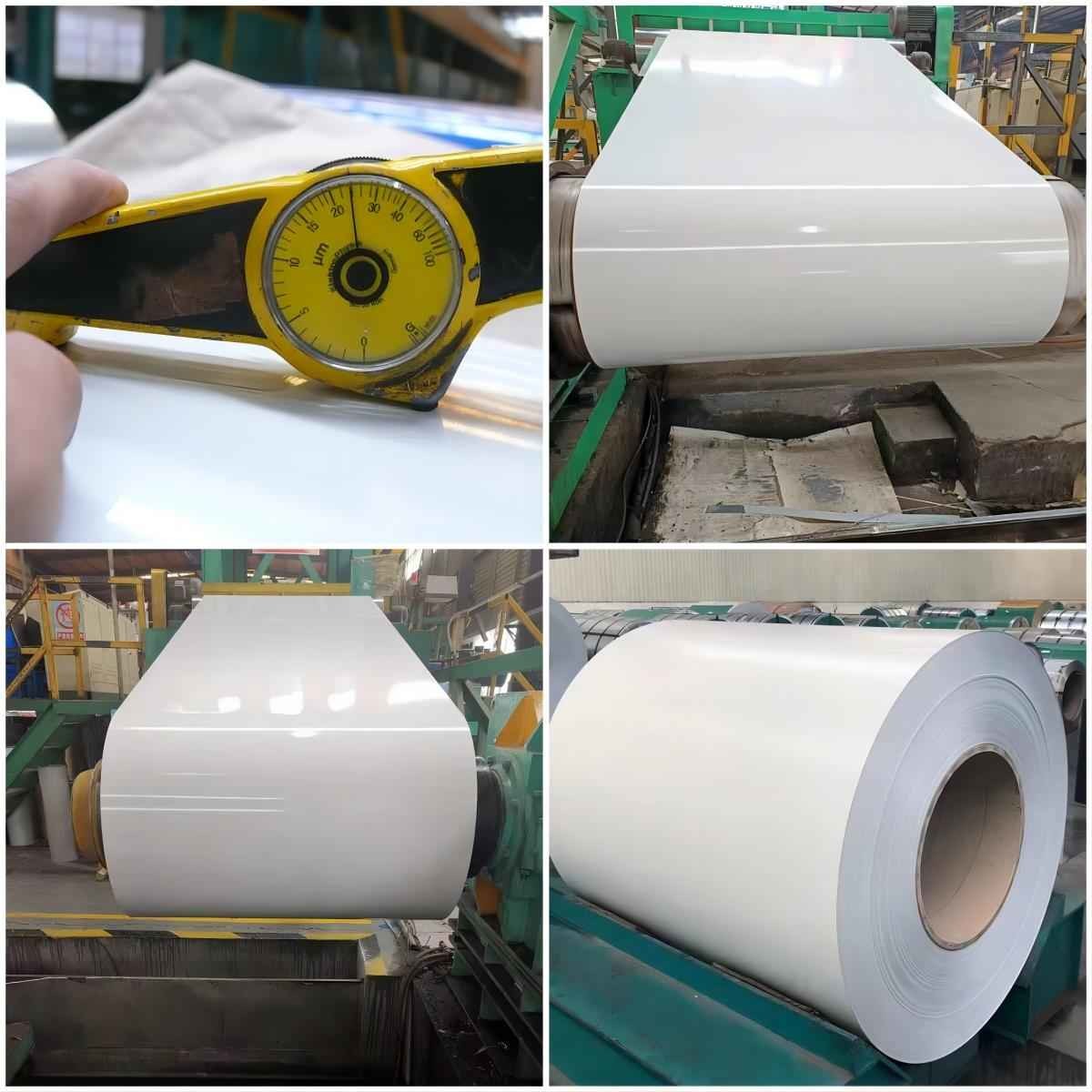 0.23x1219mm 15 / 5 um PE film ppgi color coil color coated metal sheet