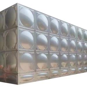Quality 10000 Liter Segmented Stainless Steel Sectional Water Tank Customized Large Sized wholesale