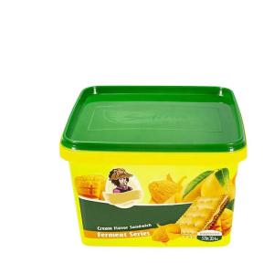 Quality Food Grade Small HDPE Plastic Container Square With Sealing Lid wholesale