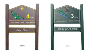 Quality Laminated Plastic Tee Singnage wholesale
