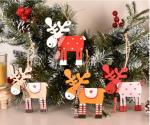 Wooden Christmas Gift Christmas Deer Hanging Decoration
