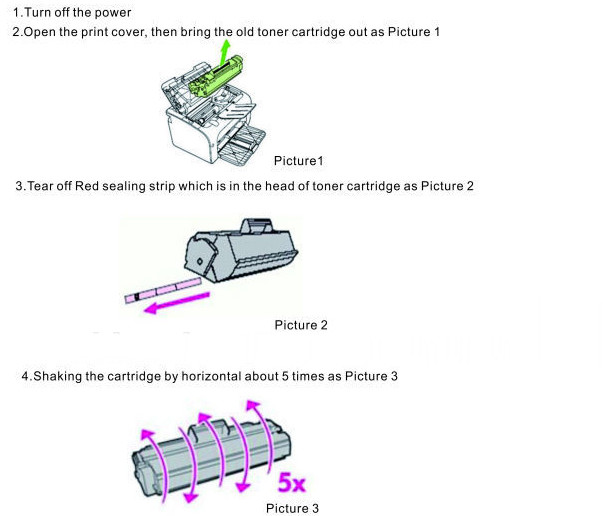 TK120 Virgin Empty Kyocera FS-1030D Toner Cartridges For Multifunction Machine