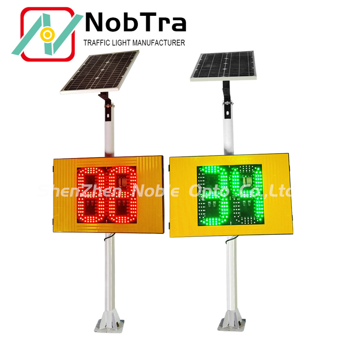 500 Meters Visibility Range Solar Radar Traffic Signal with Integrated Radar Technology