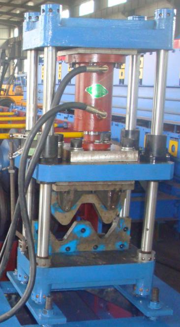 Durable Highway Guardrail Roll Forming Machine 300 H - High Grade Steel Frame Material