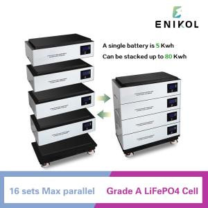 Quality 48V 100ah Lithium Battery 51.2v 10kwh 20kwh 30kwh Energy Storage Lifepo4 Pack with 100A Charging Current wholesale