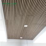 Edge To Edge 13mm Acoustic Wood Slat Panels Eco Friendly For Ceiling