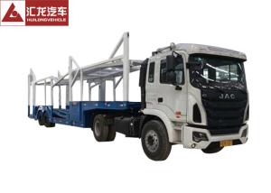 Quality Goose Neck Car Carrier Truck , ABS Automobile Transport Trailers 14200KG Payload wholesale