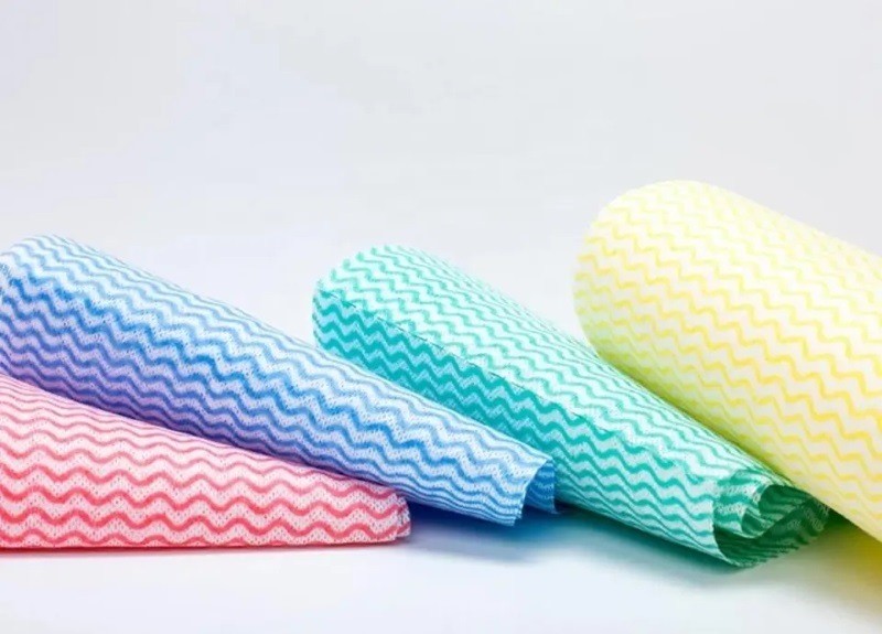 Eco Friendly Disposable Kitchen Towels Antibacterial For Hospital Cleaning