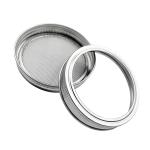 Metal Mesh Sprouting Jar Lids 304 SS Stainless Steel Sprouting Lids 86mm