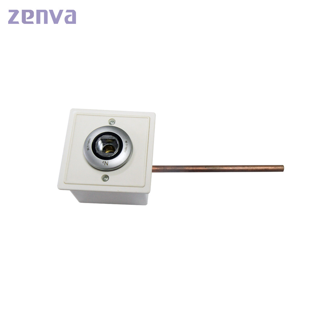 DIN Metal Medical Gas Outlets Wall Mounted For O2 VAC Air N2 N2O CO2
