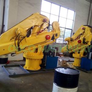 Quality Hydraulic 1.5t 10m Marine Deck Crane Foldable Knuckle Boom wholesale