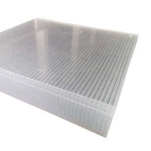 Quality 100% Mitsubishi MMA Acrylic Sheet Curved Sound Barrier Fence 12mm wholesale