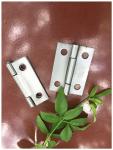 Nickel Plated Kitchen Metal Door Hinges , Steel Door Hinges High Performance