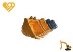 320 Excavator Bucket Wear-Resistant Yellow Attachment Heavy Equipment Spare