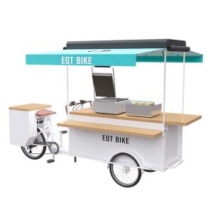 Quality Electric Stainless Steel Burger Food Cart With Water System And Electric System wholesale