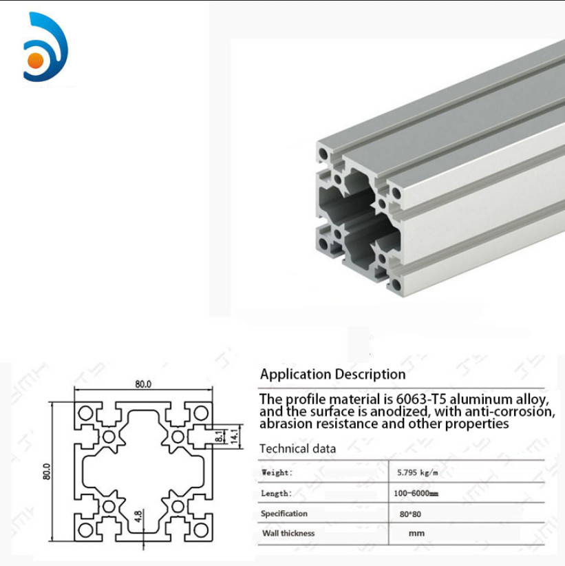 Industrial Aluminum Alloy Profile Dy-8080K Frame Support Assembly Line