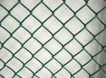 Green Chain Link Fencing Fabric PVC Coated 9 Gauge 4ft X 50ft Galvanized