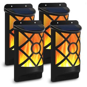 Quality 0.49W 1800K Solar Flame Lights Outdoor 3.7V 2200mAh Flame Torches wholesale