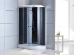 35''X35''X85'' Corner Quadrant Shower Enclosure Grey