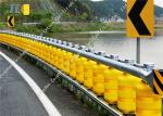 High Strength Rolling Guardrail Barrier Orange Yellow Red Green RBD245
