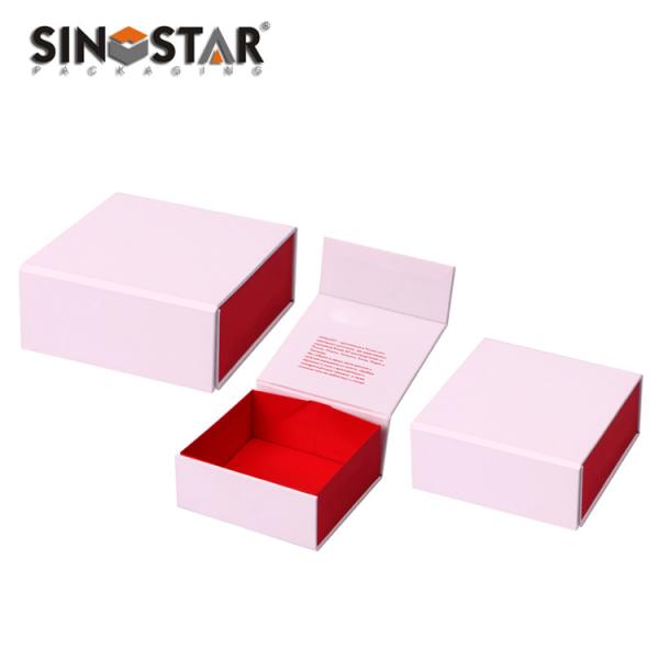 Custom Coated Paper Jewelry Box with Jewelry Storage and Custom and Jewelry