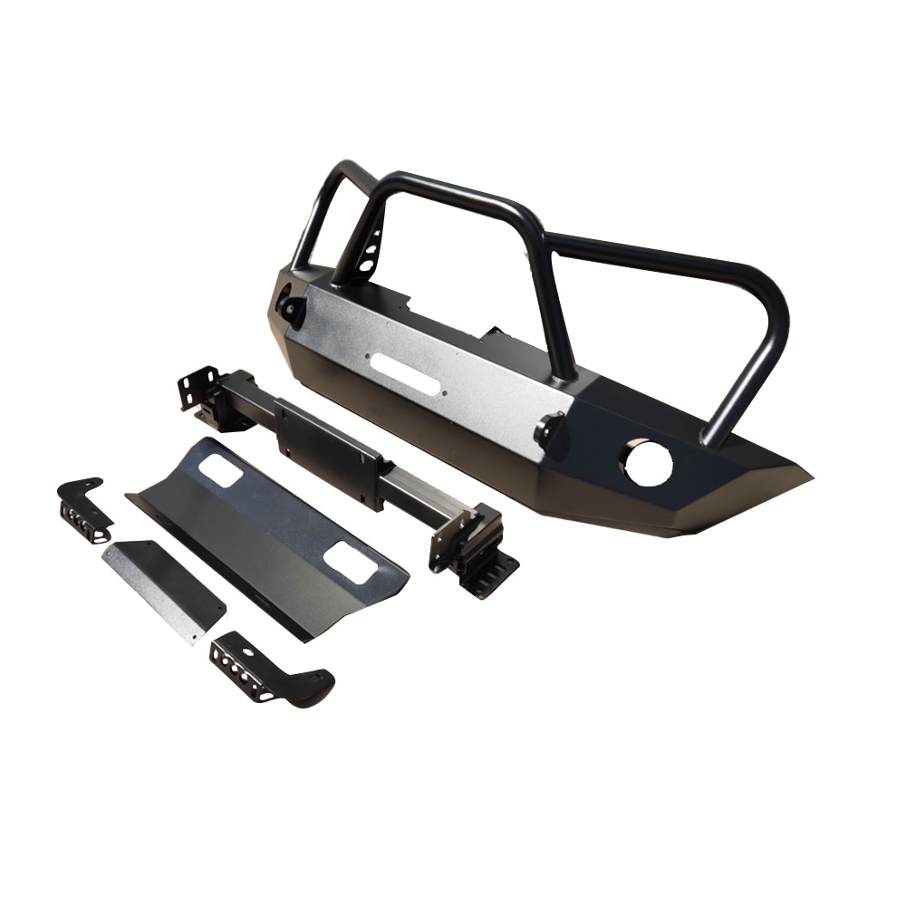 Toyota FJ Cruiser Winch Bull Bar Front Bumper Rear Bumper with Tire Carrier Jerrycan Holder