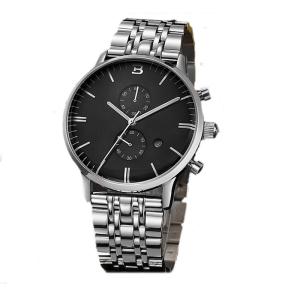 Quality Men's Wrist Watch OEM 5 ATM Water Resistant Stainless Steel Multifunction Wrist Watch ,fashion watch quartz watch wholesale