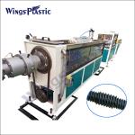Max 150mm PE Corrugated Pipe Production Line PE Spiral Duct Forming Machine