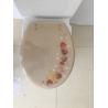 Buy cheap sealife polyresin decorate sanitary ware toilet seat with best quality hinge from wholesalers