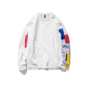 Quality Long Slevee Plain Crew Neck Sweatshirt 240gsm Cool Crewneck Sweatshirts wholesale