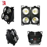 Studio Tv Film Dmx Strobe 2x100w 2 Eyes Led Audience Blinder Light 4x100w 4 Eyes