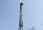 ASTM A36 Steel Communication Tower , Earthquake Resistance Radio / Mobile