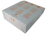 Fantastic Shinning Color Gold Foil Hot Stamping Rigid Paperboard House Shape