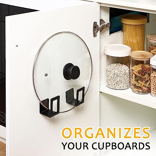 Revolutionize Your Kitchen Organization with Self Adhesive Pot and Pan Lid Holders