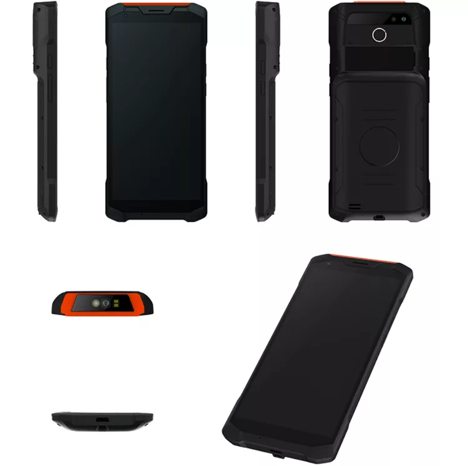 Industrial 5.99 Inch PDA Handheld Data Collection Terminal with Scanner and Android 8