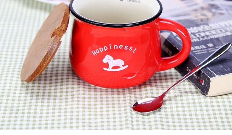 Simple And Fashionable Ceramic Cups With Customized Patterns And Multi-Color Options