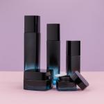 Square 100ml Cosmetic Packaging Set 50g Frosted Black Painting