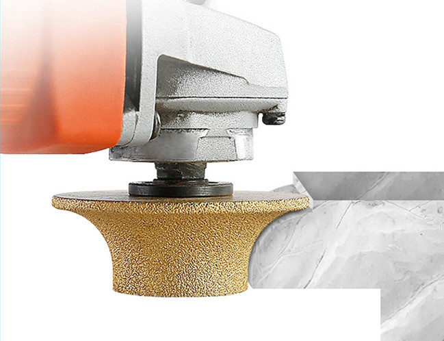 HG-71 Silver Beveling Diamond Profile Grinding Wheel For Ceramic Tile