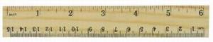 Quality Personalized Wooden Ruler Painters Accessories 15cm 30cm School Stationery wholesale