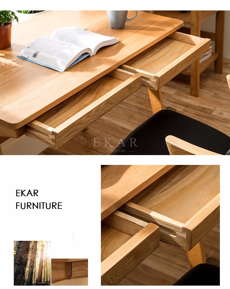 European Modern Furniture Computer Book Desk Wooden Study Table