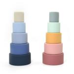 CPSC ASTM 5 Pieces Stacker Cup Toys For Early Educational