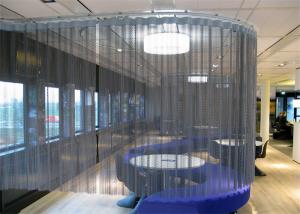 Quality Sliding Architectural Cascade Metal Coil Drapery Space Partition Separator wholesale