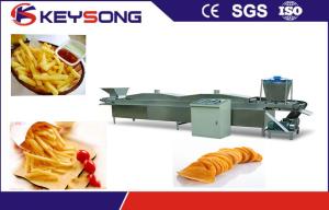 Quality PLC Control Potato Chip Fryer Equipment , Snack Potato Chips Frying Machine wholesale