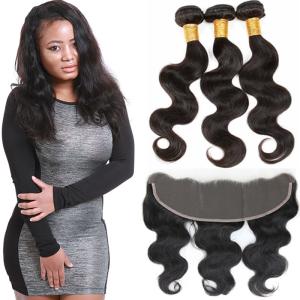 Quality Authentic Virgin Brazilian Hair Extensions , Brazilian Remy Virgin Hair Weave wholesale