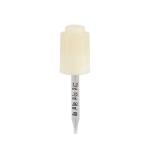 0.25ml - 1ml Glass Dropper 20/410 Off White Press Type Glass Graduated Pipette