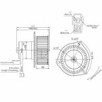 100Pa 3000rpm Air Conditioner Components