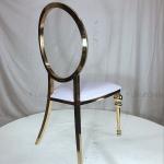 Acrylic Back event chairs dining chairs SS gold rental furniture