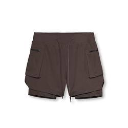 Wholesale 2022 New Running Shorts Men 2 in 1 Double-Deck Quick Dry Sport Shorts Fitness Jogging Workout Shorts