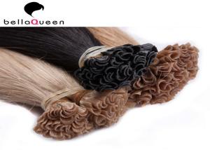 Quality Natural Virgin Hair Extensions , Keratin U Tip Human Hair Extensions wholesale