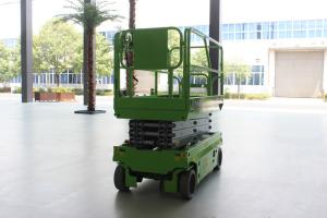 Quality Hydraulic Rough Terrian Scissor Lift Electric Battery Charger 7989kg Weight wholesale